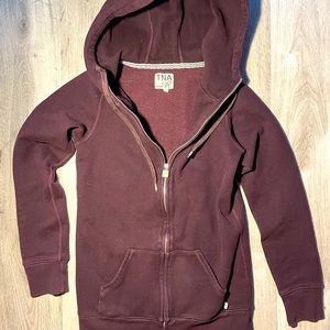 Tna long zip up hoody